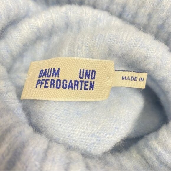 Baum Und Pferdgarten Chow Cable Knit Turtleneck Sweater Women Size XS - Picture 5 of 6